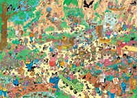 Jumbo Puzzle Jan van Haasteren fröhliche Schmetterlinge 1000 Teile Tiere