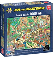 Jumbo Puzzle Jan van Haasteren fröhliche Schmetterlinge 1000 Teile Tiere-2