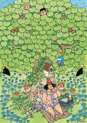 Jumbo Puzzle Jan van Haasteren Picknick Spaß 500 Teile Cartoon