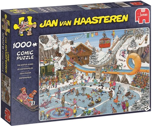 Jumbo Puzzle Jan van Haasteren Winterspiele 1000 Teile Cartoon-2
