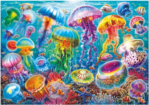 Educa Puzzle Quallen - 1000 Teile Erwachsenenpuzzle Karton