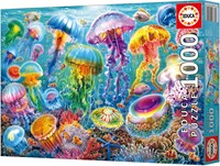 Educa Puzzle Quallen - 1000 Teile Erwachsenenpuzzle Karton-2
