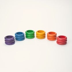 Grapat 18 x Ringe (6 Farben)
