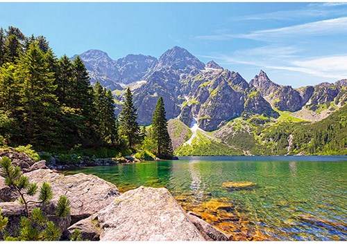Castorland Jigsaw Puzzle - 1000 Pieces - Morskie Oko Tatras Lake, Poland - 1,000 pieces