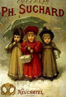 D-Toys Puzzle Kunst 1000 Teile - Vintage Poster Ph. Suchard Chocolates