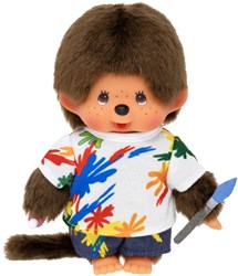 Monchhichi Jongen Kunstenaar (20cm)