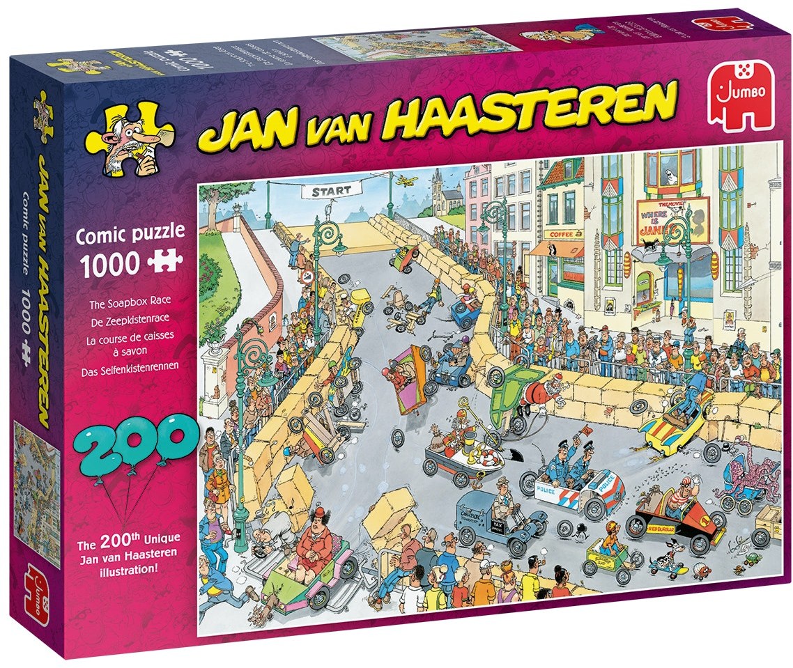 Jumbo puzzel Jan van Haasteren De Zeepkistenrace 1000 stukjes Happy CH