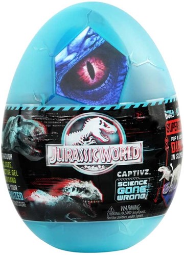 JURASSIC WORLD CAPTIVZ SCIENCE GONE WRONG SURPRISE EGG ASSOT