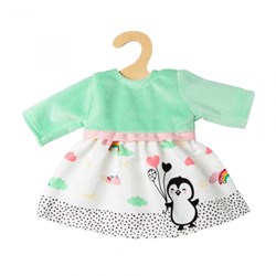 Heless Puppenkleid Pinguin - Babypuppen Kleidung 28-35cm - Mehrfarbig