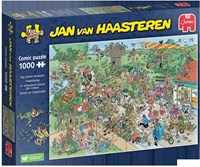 Jumbo Puzzle Big Garden Birdwatch Jan van Haasteren 1000 Teile-2