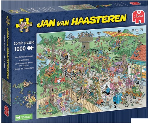 Jumbo Puzzle Big Garden Birdwatch Jan van Haasteren 1000 Teile-2