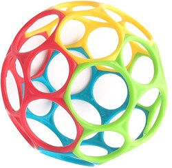 Oball klassischer Spielzeugball mehrfarbig - 10 cm flexibel und leicht