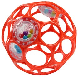 Oball Oball Rattle Easy-Grasp Toy - Red