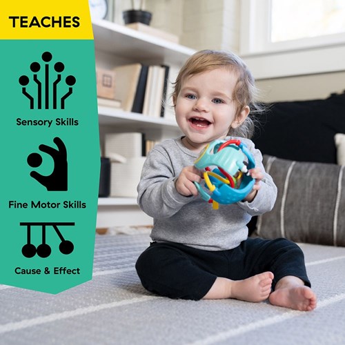 Baby Einstein sensorischer Ball Spielzeug Rattle & Sense Ball multicolor-3