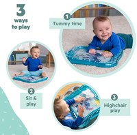 Bright Starts Stitch Making Waves Tummy Time Water Mat