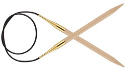 KnitPro Basix Birch aiguilles circulaires 80cm 15.00mm - set de tricot