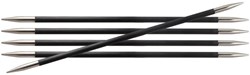 KnitPro Sockenstricknadeln Karbonz 20cm 1.50mm - Set Stricknadeln schwarz