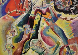DToys Kandinsky Vassily: Painting with Red Spot - 1,000 pieces