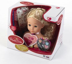 Klein Princess Coralie Stylingkopf Spielzeug Make-up Kopf blond rosa