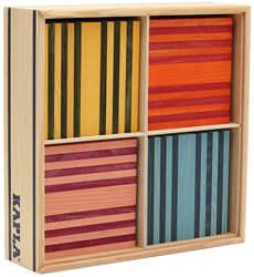 Kapla Kapla - 100 OCTOCOLOR CASE : 100 planks in eight colours