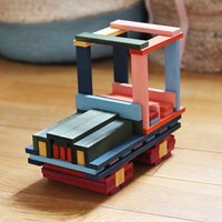 Kapla coffret de construction - 100 planchettes en 8 couleurs - OCTOCOLOR jouet en bois-2