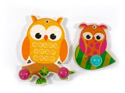 Hess Kapstokjes uil (set van 2 stuks)