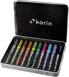 Karin Karin Deco Brushmarker Metallic Box 10 Stück