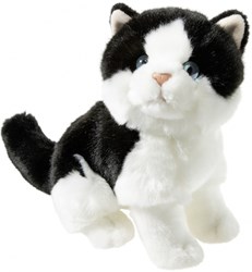 Heunec Kat zwartwit (24cm)