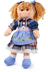 BigJigs Katie - BlondeHair/BlueChckDress/Blue Pinnie