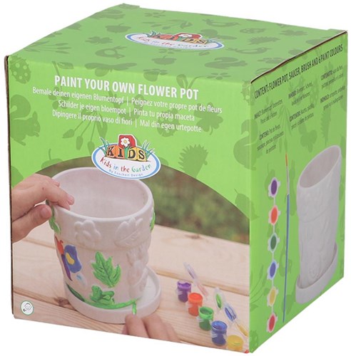 Esschert Design kreative Blumentopf bemalen DIY Set für Kinder