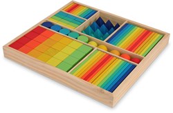 Kinderfeets gemischte Blöcke - Regenbogen