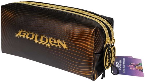 Blue Sky Studios Federmäppchen KPOP DH PU goldfarben - Stiftemäppchen für Kinder