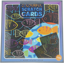 Wins Holland Kratzfolie Set Unterwasser 20x20 cm kreatives Spielzeug