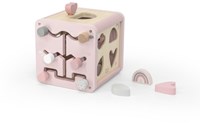 Label Label Aktivitätswürfel Holzspielzeug rosa Perlenlabyrinth-2