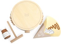 Label Label Holz Crêpe Maker Spielset Nougat - Rollenspiel Küche-2