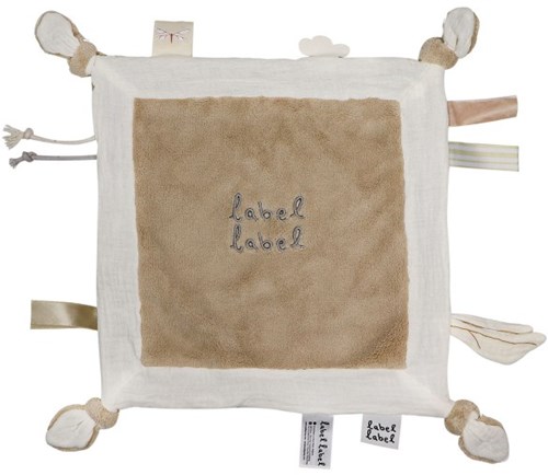 Label Label Schmusetuch Nougat Baby nachhaltig Baumwolle