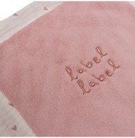 Label Label Schmusetuch rosa Herzen nachhaltige Baumwolle Baby-2
