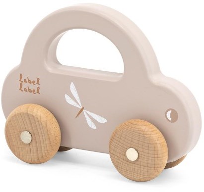 Label Label Holzauto Nougat - FSC Buchenholz Kleinkindspielzeug