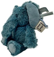 Label Label Kuscheltier Elefant Elly blau recyceltes Plüsch 15 cm-2