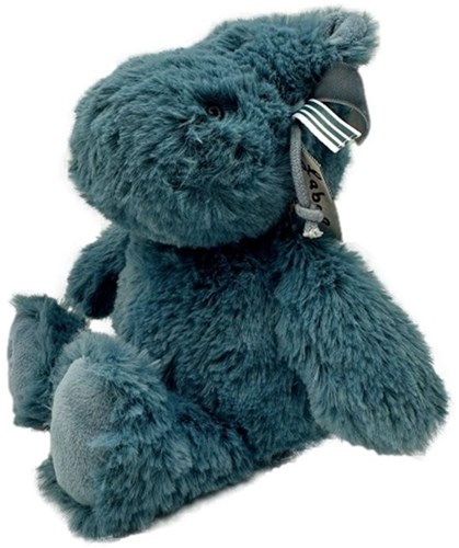 Label Label Kuscheltier Nilpferd Hippo Harvey blau recyceltes Plüsch-2