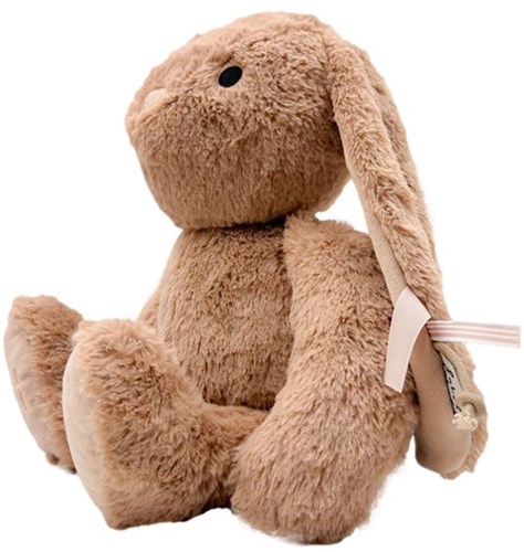 Label Label Kuscheltier Hase Rabbit Rosa nougat 34 cm nachhaltiges Spielzeug-2
