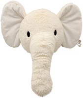 Label Label Wanddekoration Elefant Elly ivory recyceltes Plüsch 3D