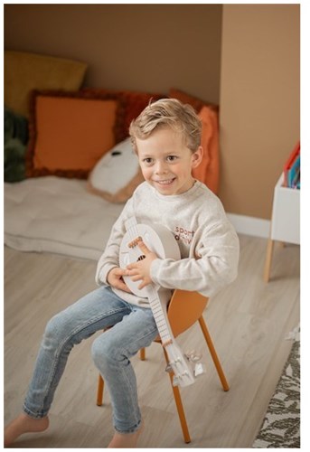 Label Label Holzbanjo - Musikinstrument für Kinder - Nougat-2