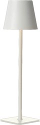 Attalos Tischlampe - USB-C wiederaufladbare tischleuchte - Dimmbare Touch-LED-Lampe Schwarz - Hochwertige Verarbeitung - Kabelloses Nachtlicht - 38 cm