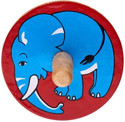 Lanka Kade Holz Kreisel Elefant buntes Spielzeug für Kinder
