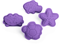Bigjigs Moules à sable pour personnages lavande violette-2