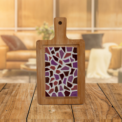 Little Creations Mosaik DIY Servierbrett rosa Bambus Bastelset kreativ