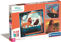 Clementoni - Puzzle - Le Roi Lion - 3x48 pièces - Puzzle pour enfants