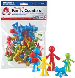 Learning Resources Learning Resources - All About Me Family Countersâ„¢ Smart Pack (Set of 24)
