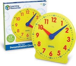 Learning Resources Learning Resources - Big TimeÂ® 12hr Demonstration Clock